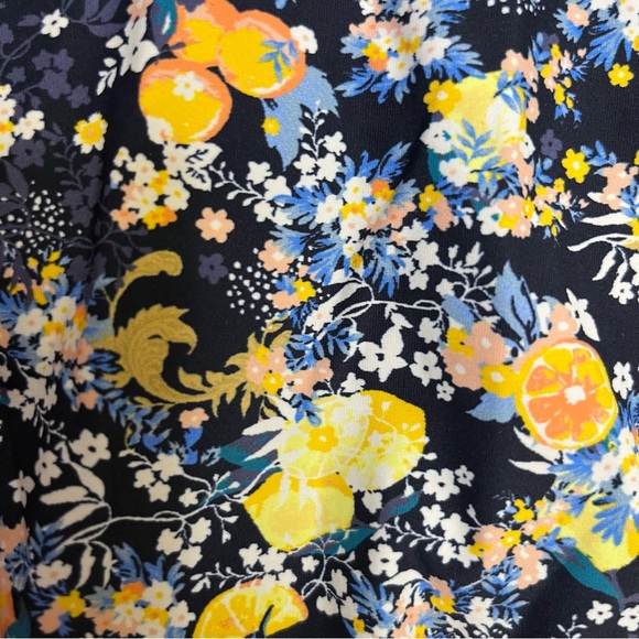 Red Carter Lace Up Maillot Floral Print One Piece Swimsuit Size Small - Picture 9 of 12